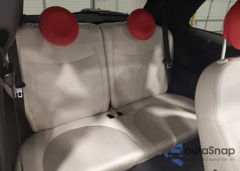 2013 Fiat 500E Battery Electric из США, поврежденный, VIN 3C3CFFGE7DT744496